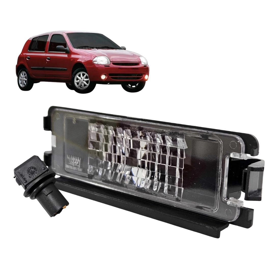 Lanterna de Placa Com Soquete Para Renault Clio Após 2000 Lanterna de Placa Com Soquete Para Renault Clio Após 2000