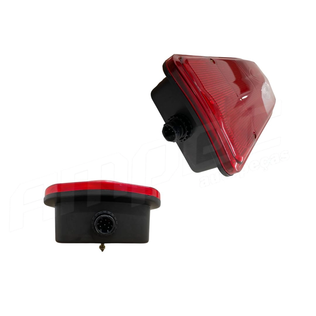 Lanterna Traseira Botinha LED 24v Para Scania Série 4 Scania Série 5 Após 2007 Com Vigia  Direito