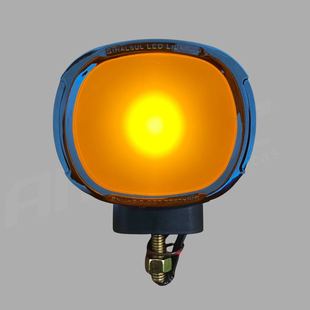 Lanterna Três Marias Foguinho Led Bivolt Amarela Sinalsul Lanterna Três Marias Foguinho Led Bivolt Amarela Sinalsul