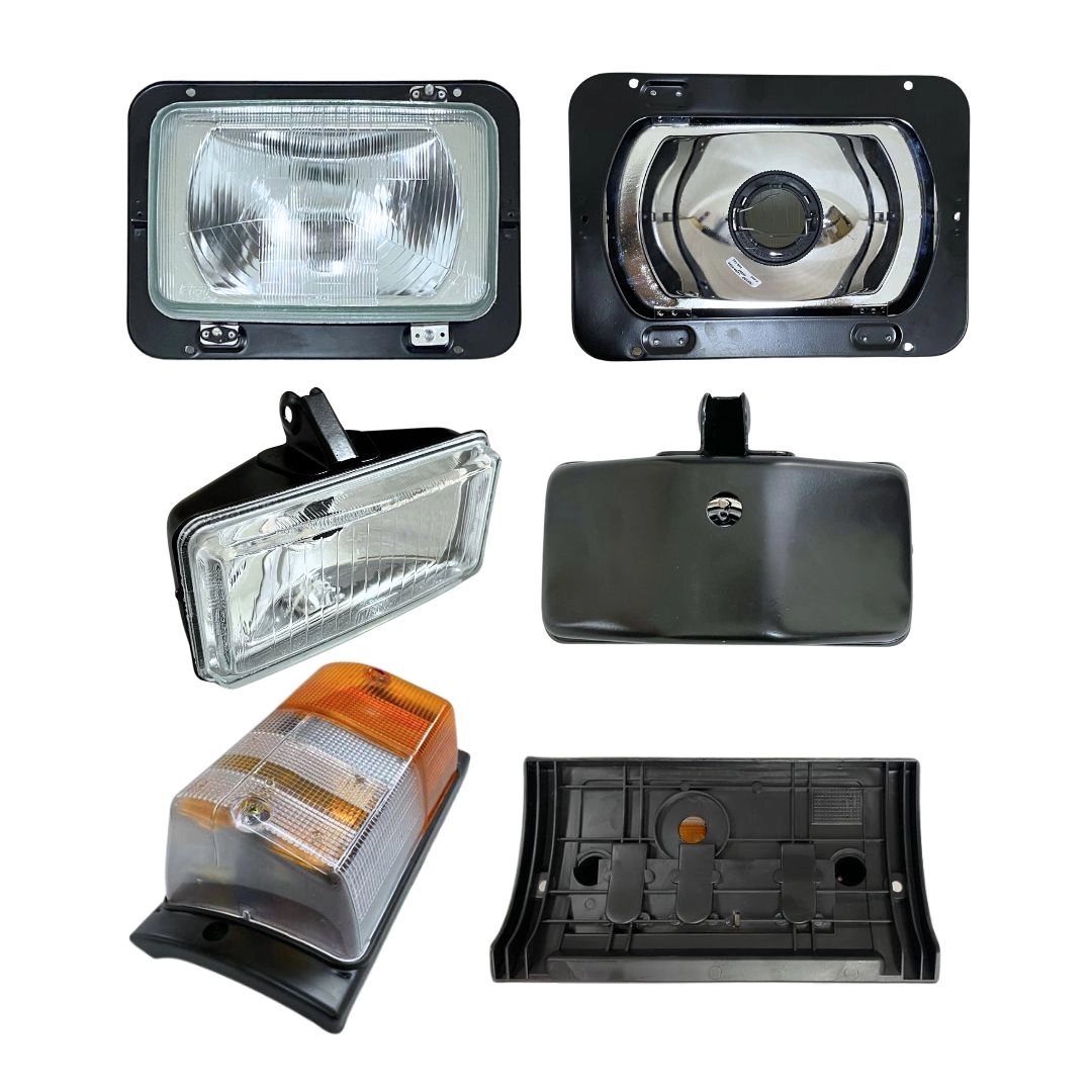 Kit Iluminação Completo c/ Moldura Para Scania Bicudo