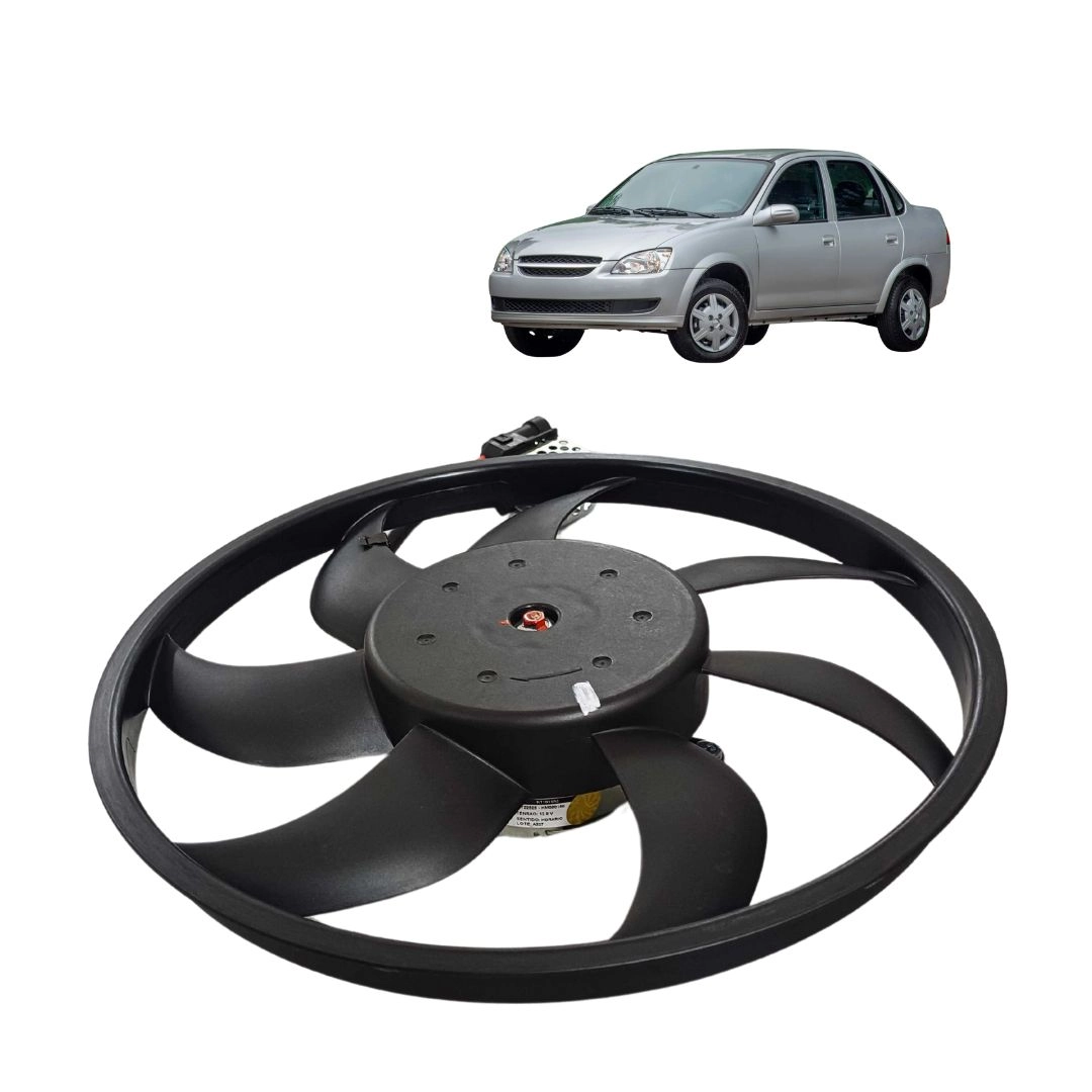 Ventoinha do Radiador Para Corsa Classic 1.0 1.6 2012 a 2017 Ventoinha do Radiador Para Corsa Classic 1.0 1.6 2012 a 2017