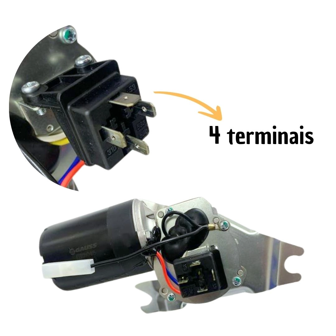 Motor Limpador Parabrisa 12V Para Chevrolet D20 Opala Veraneio Bonanza C-20 4.1 Gauss 9390453070 Motor Limpador Parabrisa 12V Para Chevrolet D20 Opala Veraneio Bonanza C-20 4.1 Gauss 9390453070