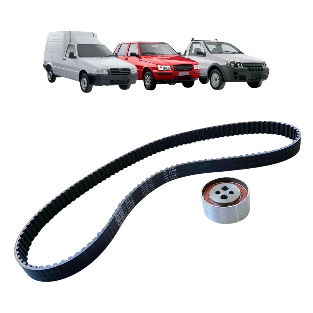 Kit Correia Dentada Para Fiat Uno Fiorino Strada
