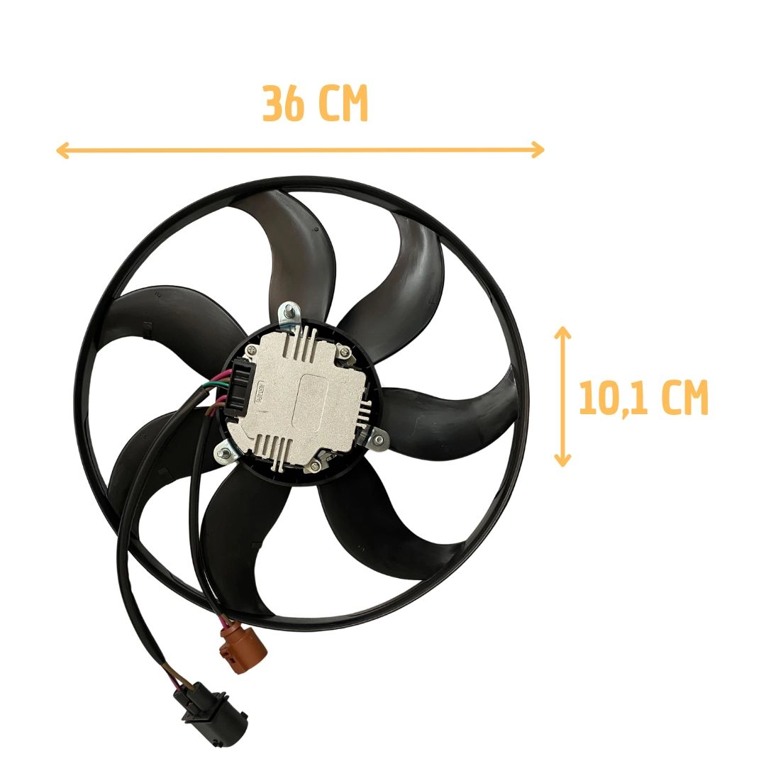 Ventoinha Radiador Para Beetle Golf Jetta Passat Tiguan A3