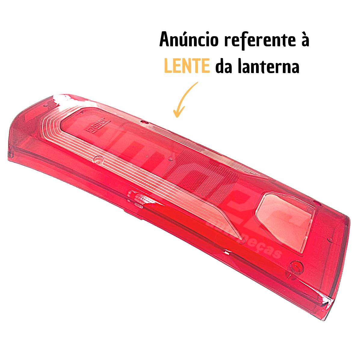 Par Lente Lanterna Traseira Compativel MB Actros Axor LED