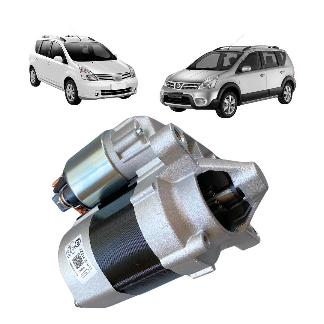 Motor de Partida Arranque Para Nissan Livina 1.6 2009 a 2014 Renault Clio Kangoo Logan Megane Sandero Scenic Symbol Zen