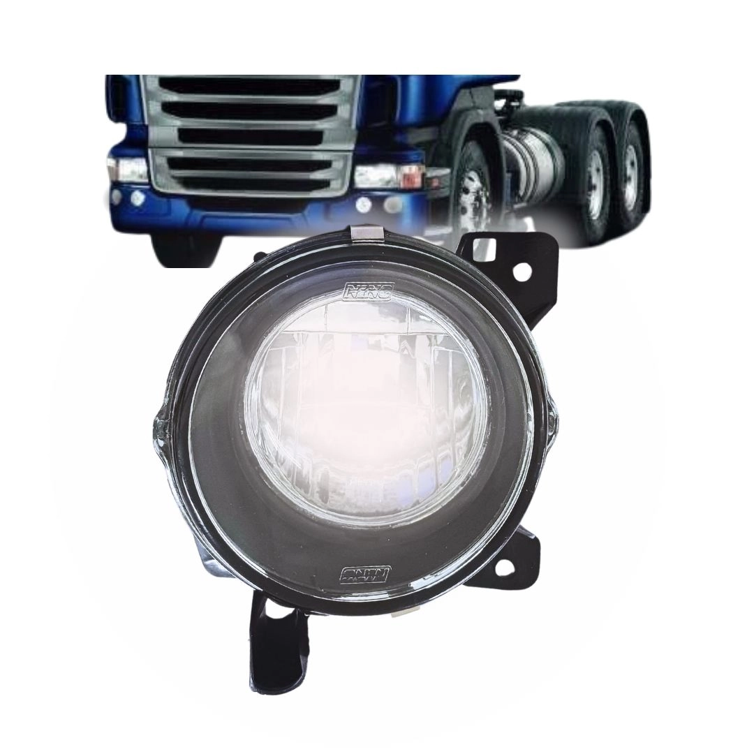 Farol Auxiliar Milha Para Scania Série S4 S5 Black LE