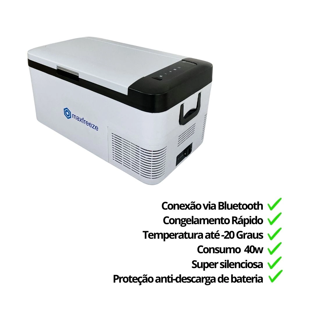 Geladeira Portátil 18L 12V/24V 110v/220v Caminhão Ônibus Van