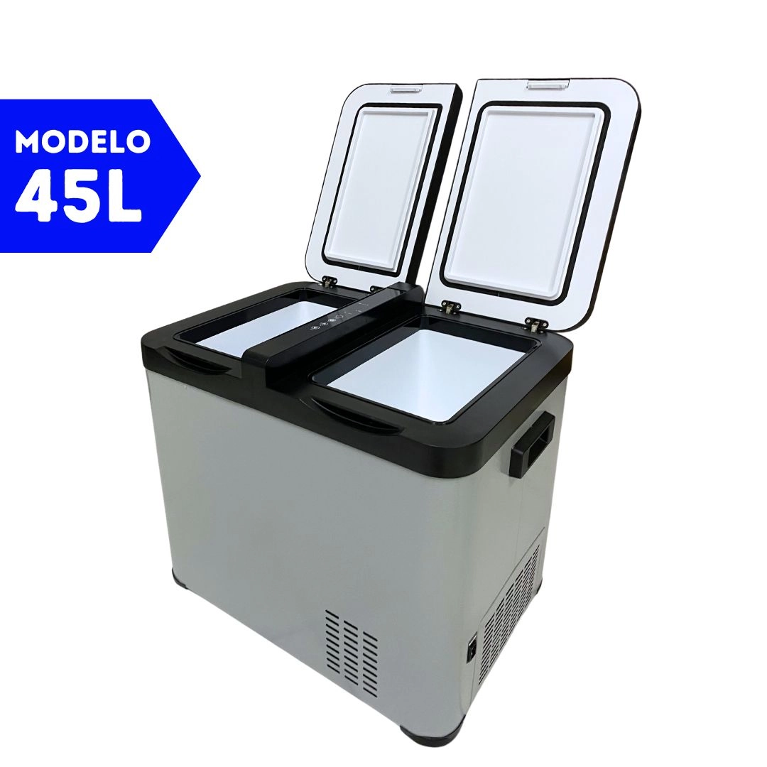 Geladeira 45 Litros Dupla 12V/24V 110v/220v Caminhão Ônibus Geladeira 45 Litros Dupla 12V/24V 110v/220v Caminhão Ônibus