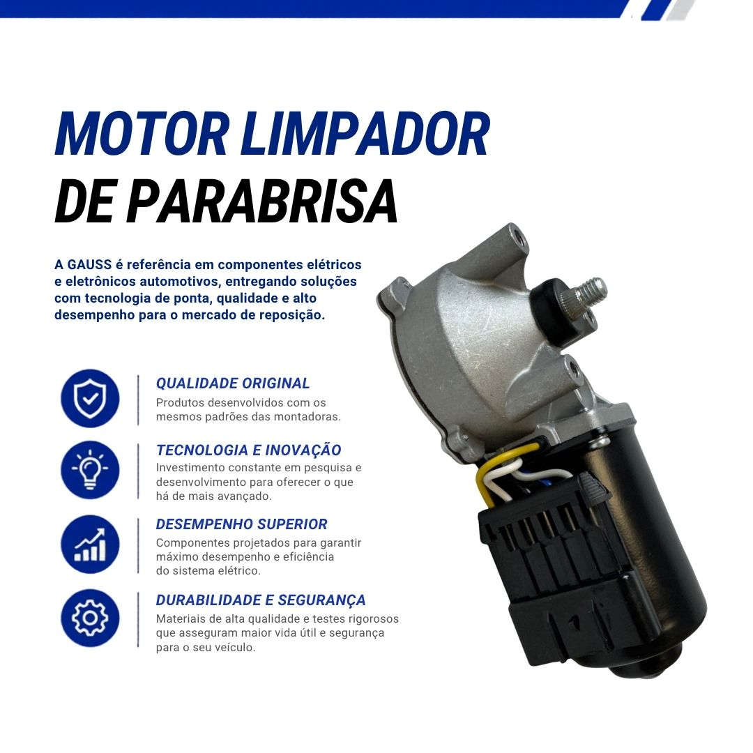 Motor do Limpador de Para-Brisa Dianteiro 12V 5 Vias 2 Velocidades (40/60 RPM) Para Chevrolet Monza Kadett Celta Corsa Classic Gauss