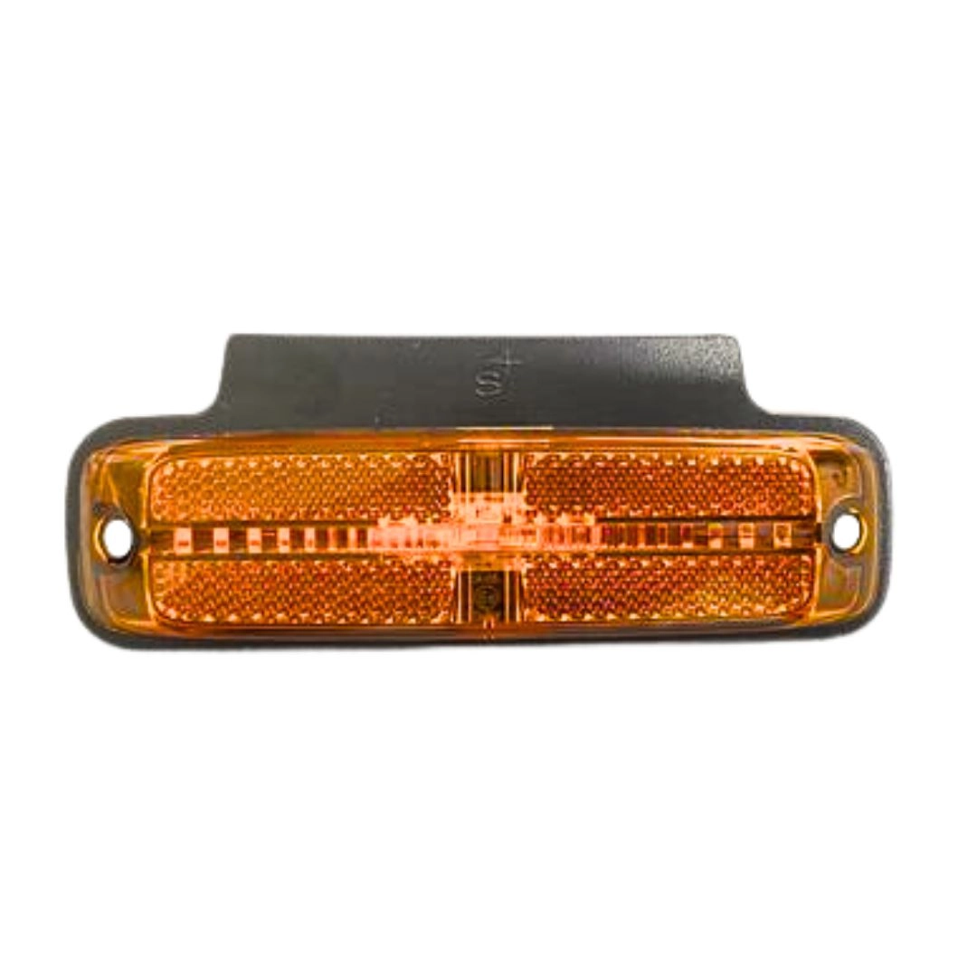 Lanterna Lateral Posição Refletor Com Suporte LED Amarela