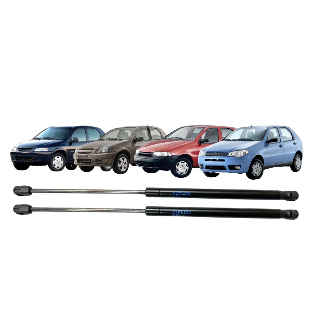 Par Amortecedor a Gás Porta Malas Para GM Celta Fiat Palio