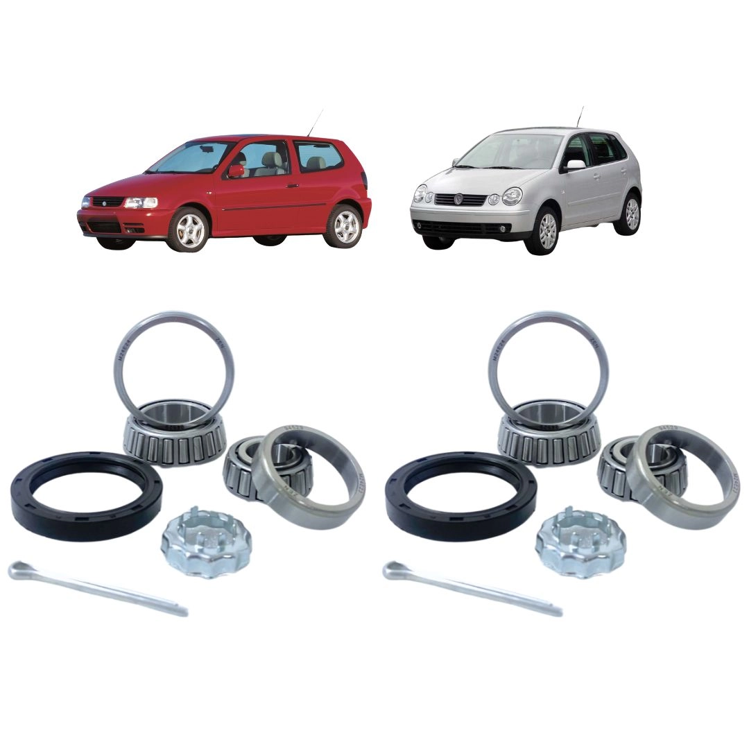 Kit 2 Rolamento Roda Traseira Para Polo 1996 a 2003 Sem ABS Kit 2 Rolamento Roda Traseira Para Polo 1996 a 2003 Sem ABS