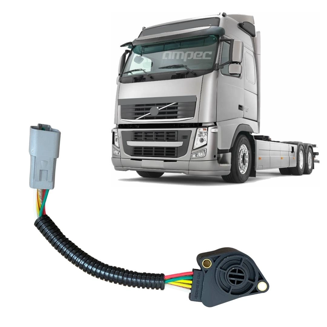 Sensor do Pedal do Acelerador 5 Vias Para Volvo FM FH NL NH FMX EDN 3985226S