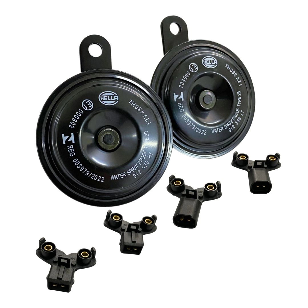 Par Buzina Disco Para Picanto Sportage Soul Cerato Hella