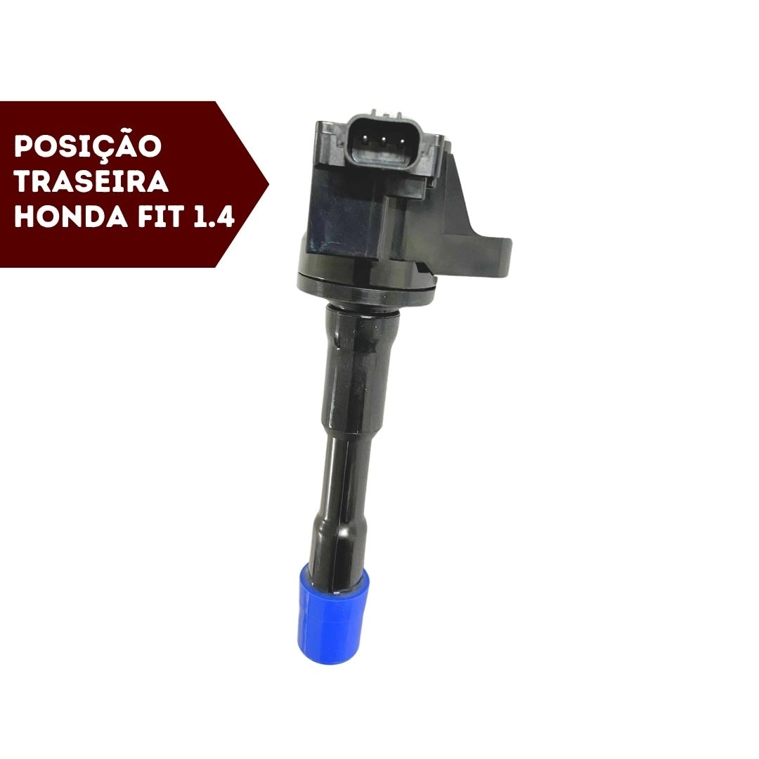 Kit 8 Bobina Ignição Honda Fit 1.4 Traseira Dianteira Hella