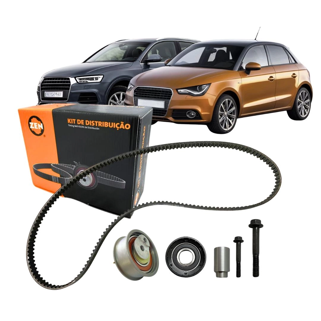 Kit Polia Tensor e Correia Dentada Para Audi A1 A3 1.4 TFSI Kit Polia Tensor e Correia Dentada Para Audi A1 A3 1.4 TFSI
