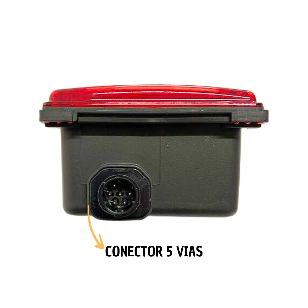 Lanterna Traseira Para Volvo FH FM NH 2004 a 2018 Com Vigia Lado Direito
