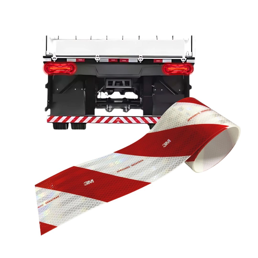 Faixa Refletiva 3M Original Caminhao Parachoque 2,40 Metros