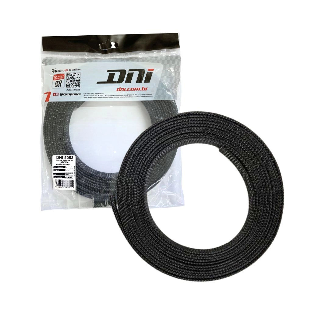 Malha Nautica Expansiva 8mm 5 metros Anti Chama DNI 5053