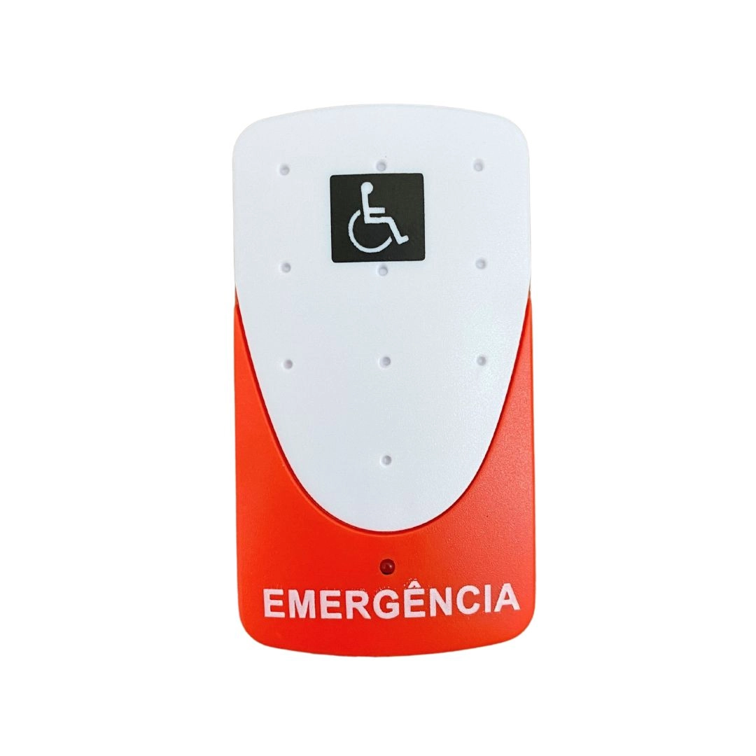 Alarme Campainha de Emergência para Banheiro PNE PCD e Idosos Sem Fio Bivolt DNI4241 Alarme Campainha de Emergência para Banheiro PNE PCD e Idosos Sem Fio Bivolt DNI4241
