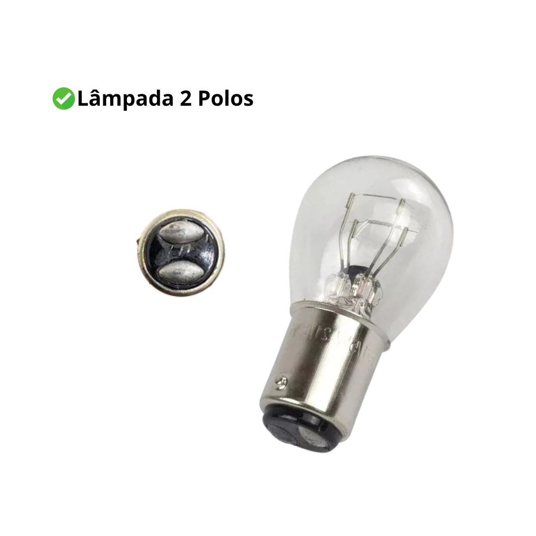 Kit 10 Lampadas 21/5w 2 Polos 12V Gauss 1034 - GL1034 Lampada P21/5w 2 Polos Freio Posição Ré Kit 10 Lampadas 21/5w 2 Polos 12V Gauss 1034 - GL1034 Lampada P21/5w 2 Polos Freio Posição Ré