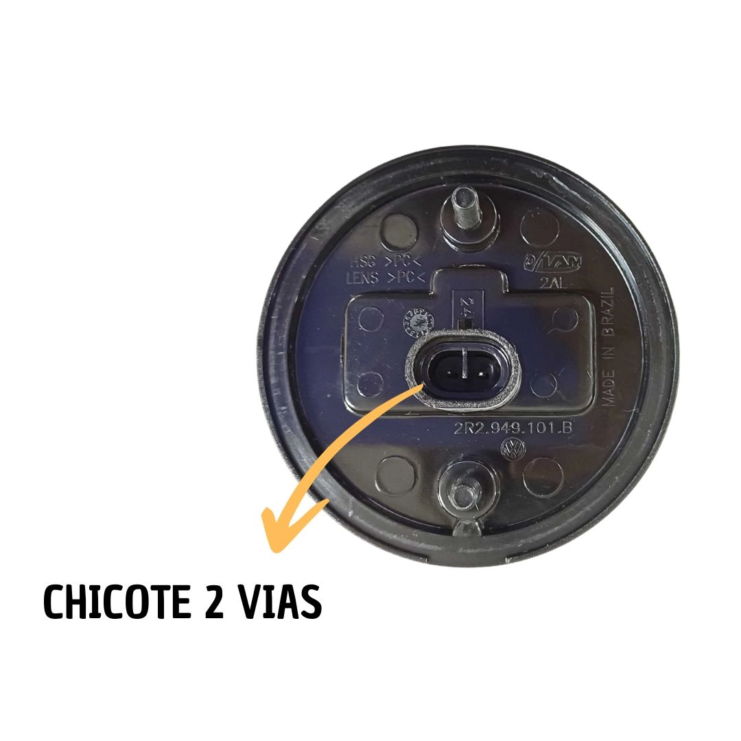 Lanterna Lateral LED Amarela VW Constellation Após 2012