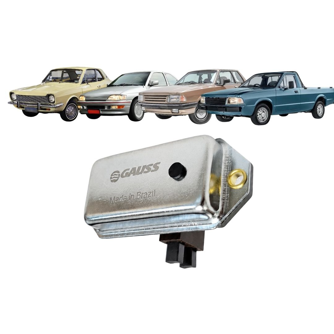 Regulador de Voltagem Alternador 14V Gauss GA059 Ford Escort Del Rey Pampa Cargo VW