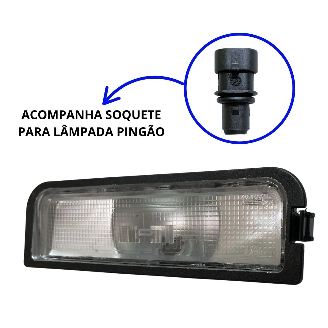 Lanterna Luz Placa Para VW Gol G5 G6 2009 a 2016 Com Soquete