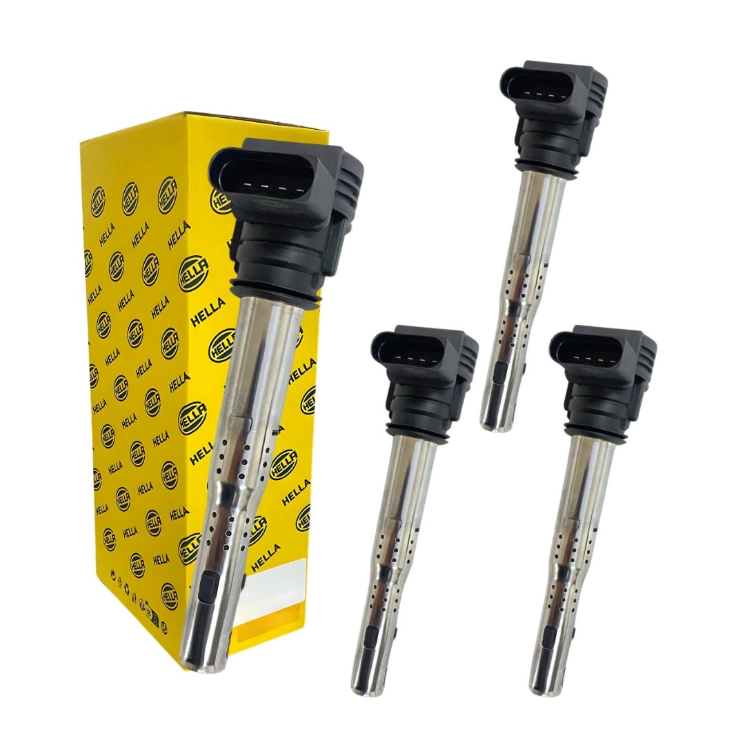 Kit 4 Bobina De Ignição Para Audi A3 A4 A5 Q5 Audi TT Hella
