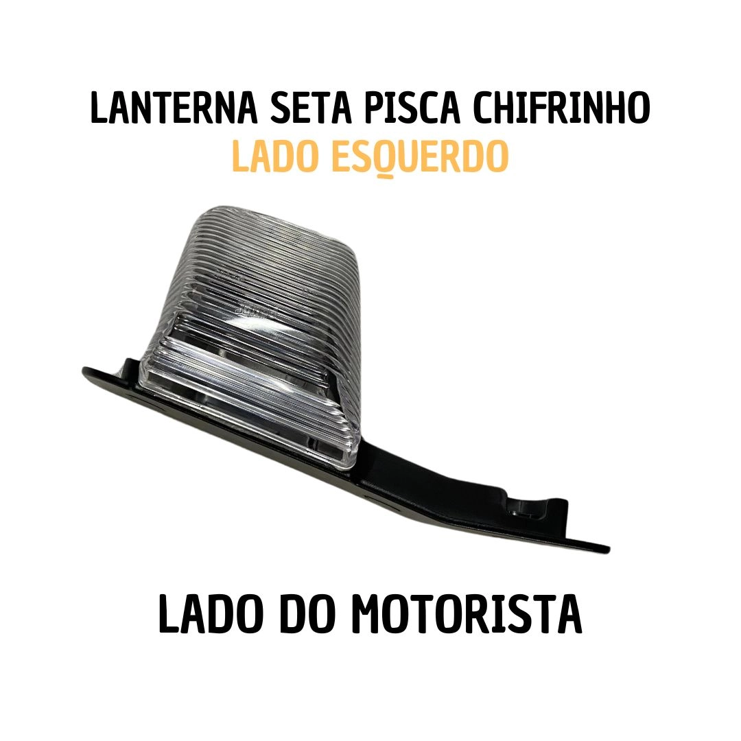 Par Lanterna Pisca Chifrinho Para Iveco Stralis Branca