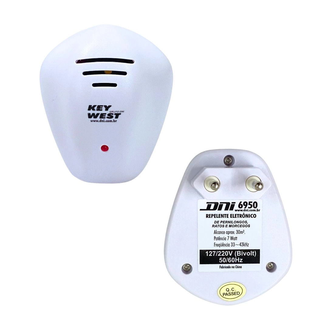 Kit 4 Repelente Eletrônico Pernilongo Rato Morcego 110V/220V