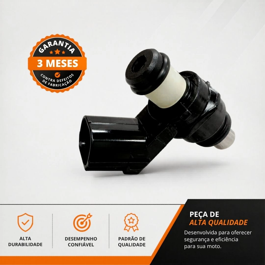 Bico Injetor 10 Furos Alta Vazão Flex Para Honda Xre 190 2016 a 2023 Original Magnetron Bico Injetor 10 Furos Alta Vazão Flex Para Honda Xre 190 2016 a 2023 Original Magnetron