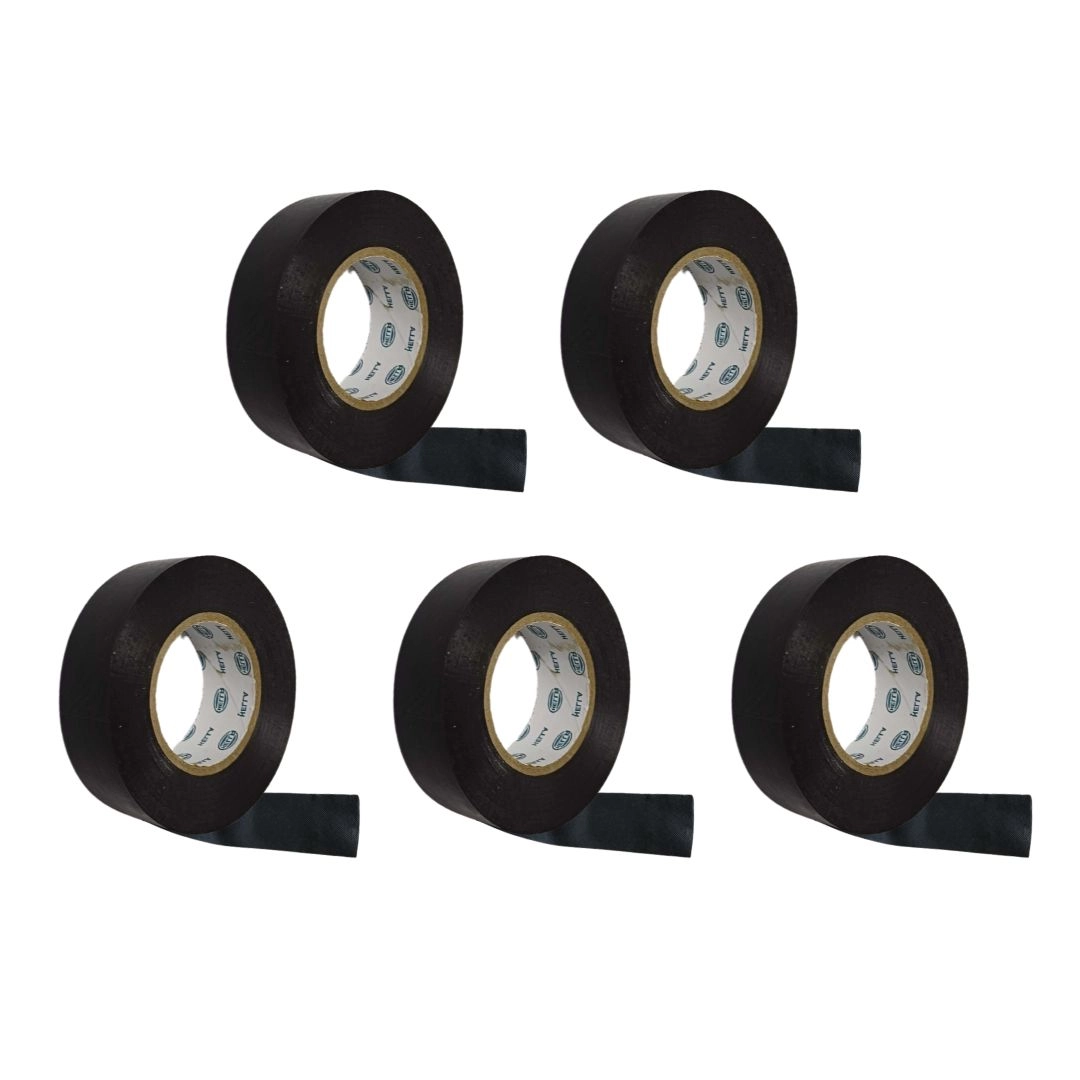 Kit 5 Fita Isolante 19mm 10m Resistente Fogo Umidade Hella