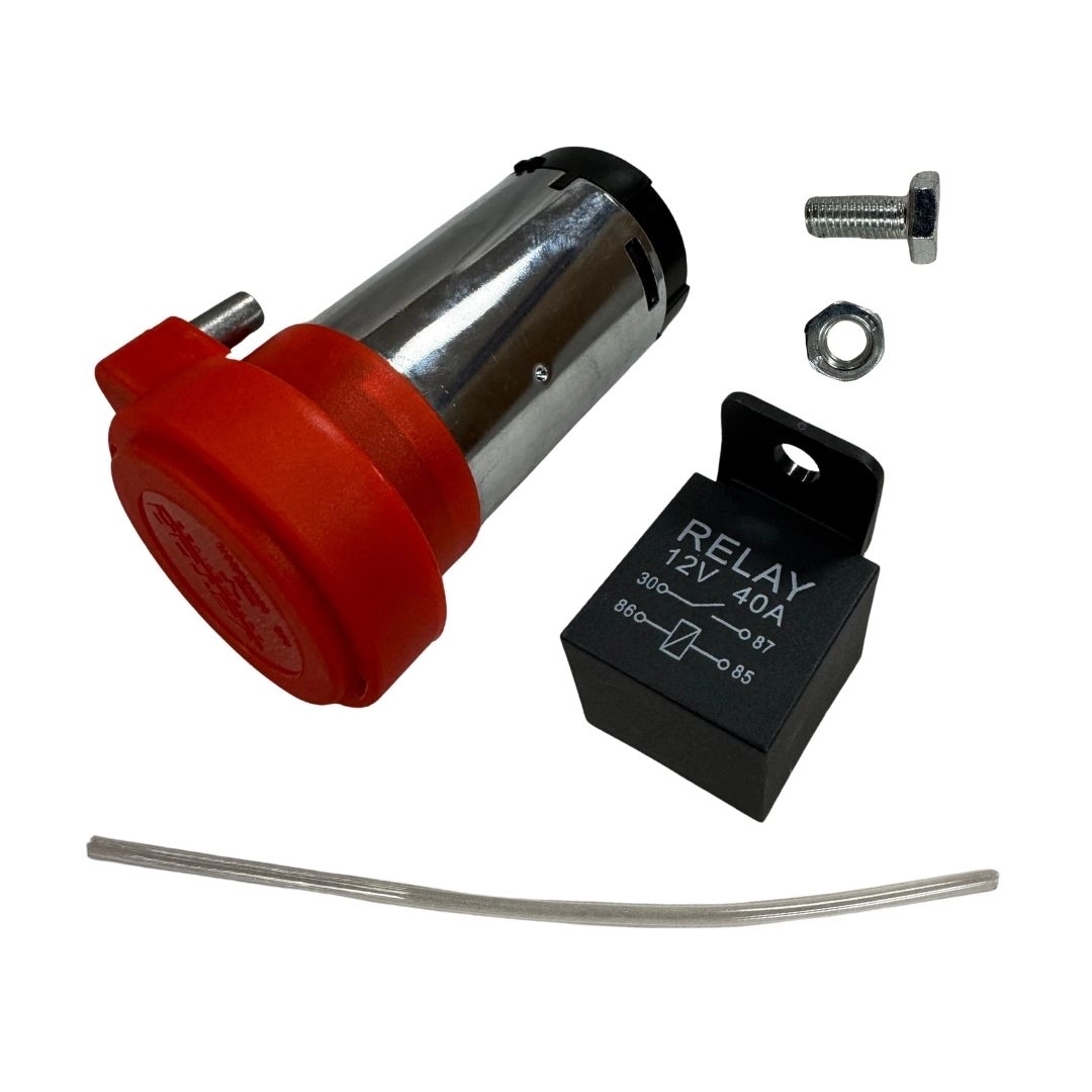 Buzina 12v Vetor VT301P Com Compressor A Ar + Cornetão Preta Com Mangueira