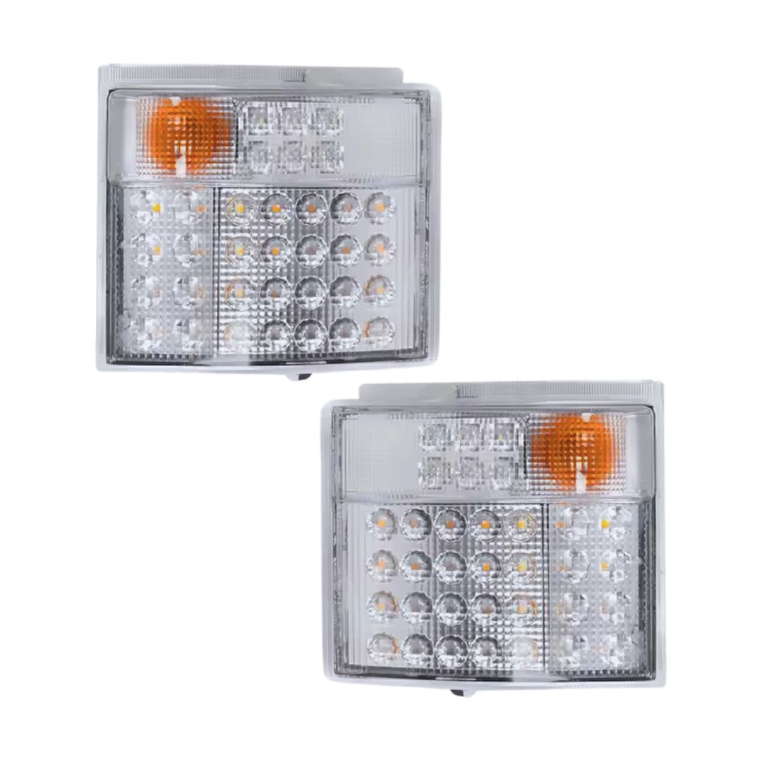 Par Farol Dianteiro 24v E Pisca DRL em LED Para Scania Série 4 5 6 PGR Com Lâmpadas 1732509 1732510 Par Farol Dianteiro 24v E Pisca DRL em LED Para Scania Série 4 5 6 PGR Com Lâmpadas 1732509 1732510