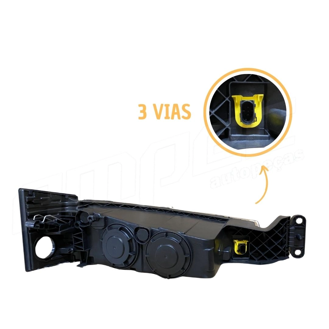 Farol Auxiliar Milha Foco Duplo Para Volvo FH16 FM16 Após 2014 Esquerdo Autolux 21221154 82140744 Farol Auxiliar Milha Foco Duplo Para Volvo FH16 FM16 Após 2014 Esquerdo Autolux 21221154 82140744