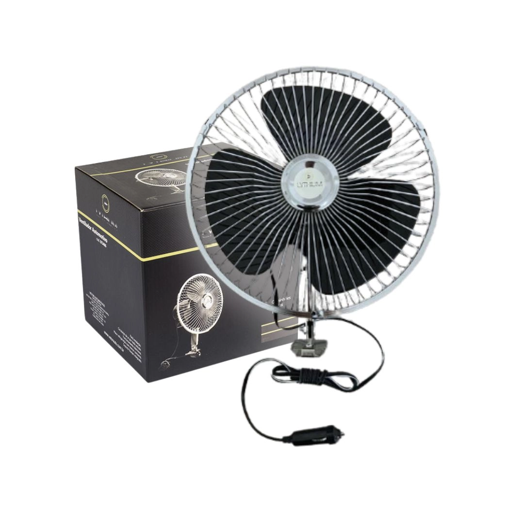 Mini Ventilador 12v Cabine Caminhão Trailer Van Motor Home Ventilador Cabine 12v 8 Polegadas