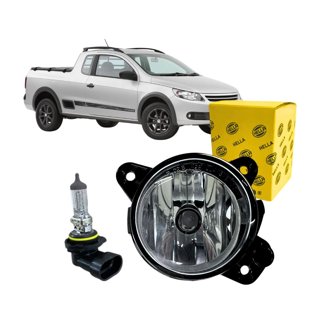 Farol Auxiliar Milha Para VW Polo Golf Fox Saveiro LD
