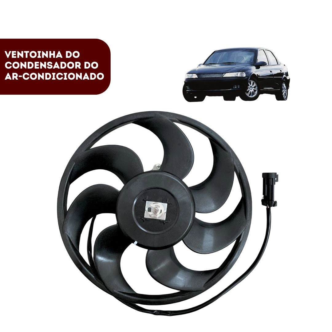 Ventoinha Radiador GM Vectra 2.0 2.2 com Ar 1997 a 2005