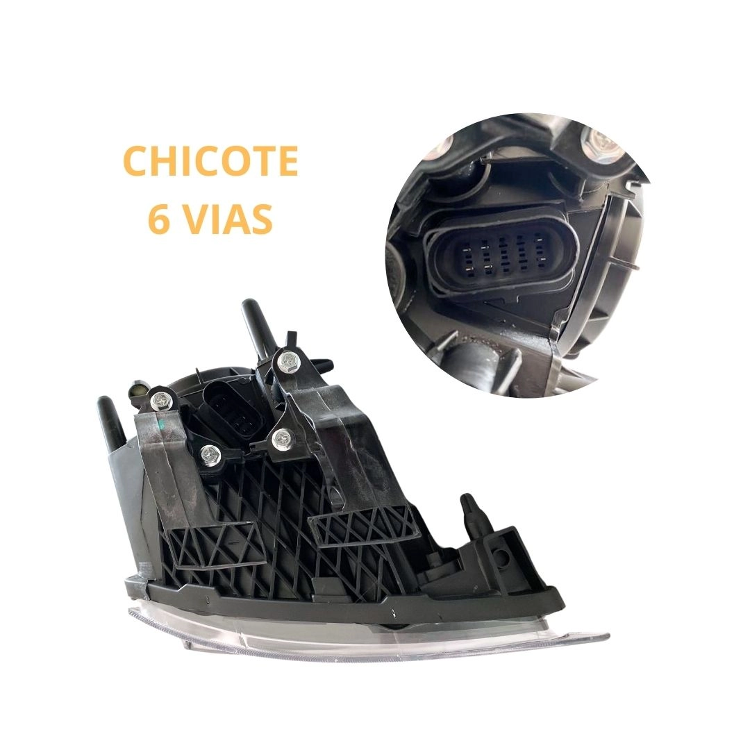 Farol Principal Dianteiro e DRL Full LED Para Volvo FM FH 2009 a 2014 Lado Esquerdo 21035638 Farol Principal Dianteiro e DRL Full LED Para Volvo FM FH 2009 a 2014 Lado Esquerdo 21035638