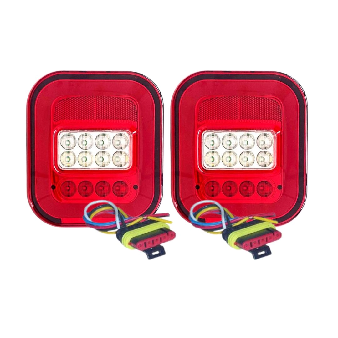 Kit Lanterna Traseira FULL LED Universal Marmitao NIX 12 24V Kit Lanterna Traseira FULL LED Universal Marmitao NIX 12 24V