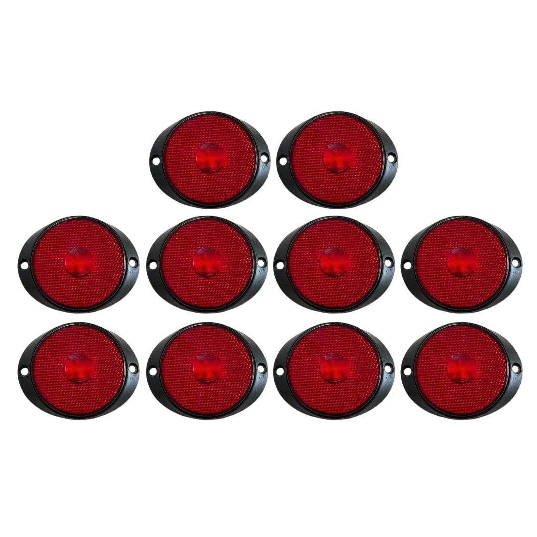 Kit 10 Lanternas Lateral Led Caminhão Carreta Frontal Vermelha Kit 10 Lanternas Lateral Led Caminhão Carreta Frontal Vermelha