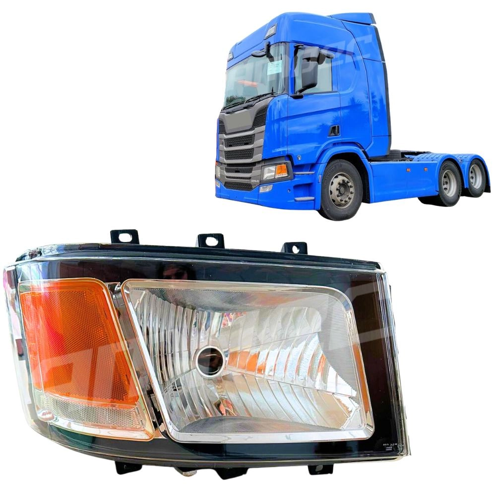 Farol Principal Para Scania NTG após 2019 Lado Direito