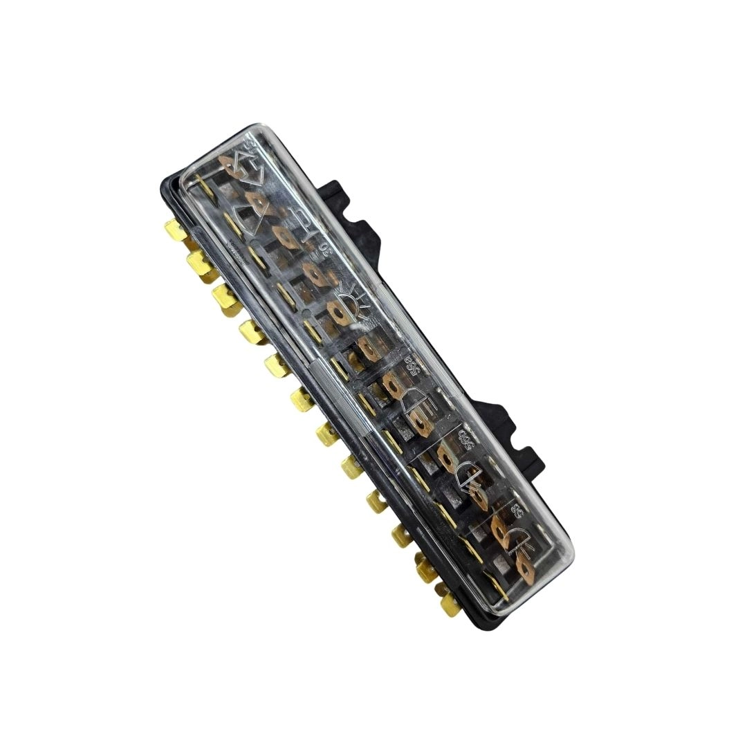 Caixa Fusível 12 Polos Para Fusca Após 1975 Tipo Cerâmica