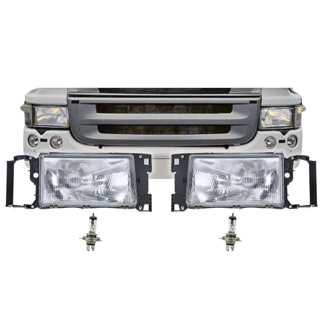 Par Farol ParaScania Série 4 Com Lampadas H4