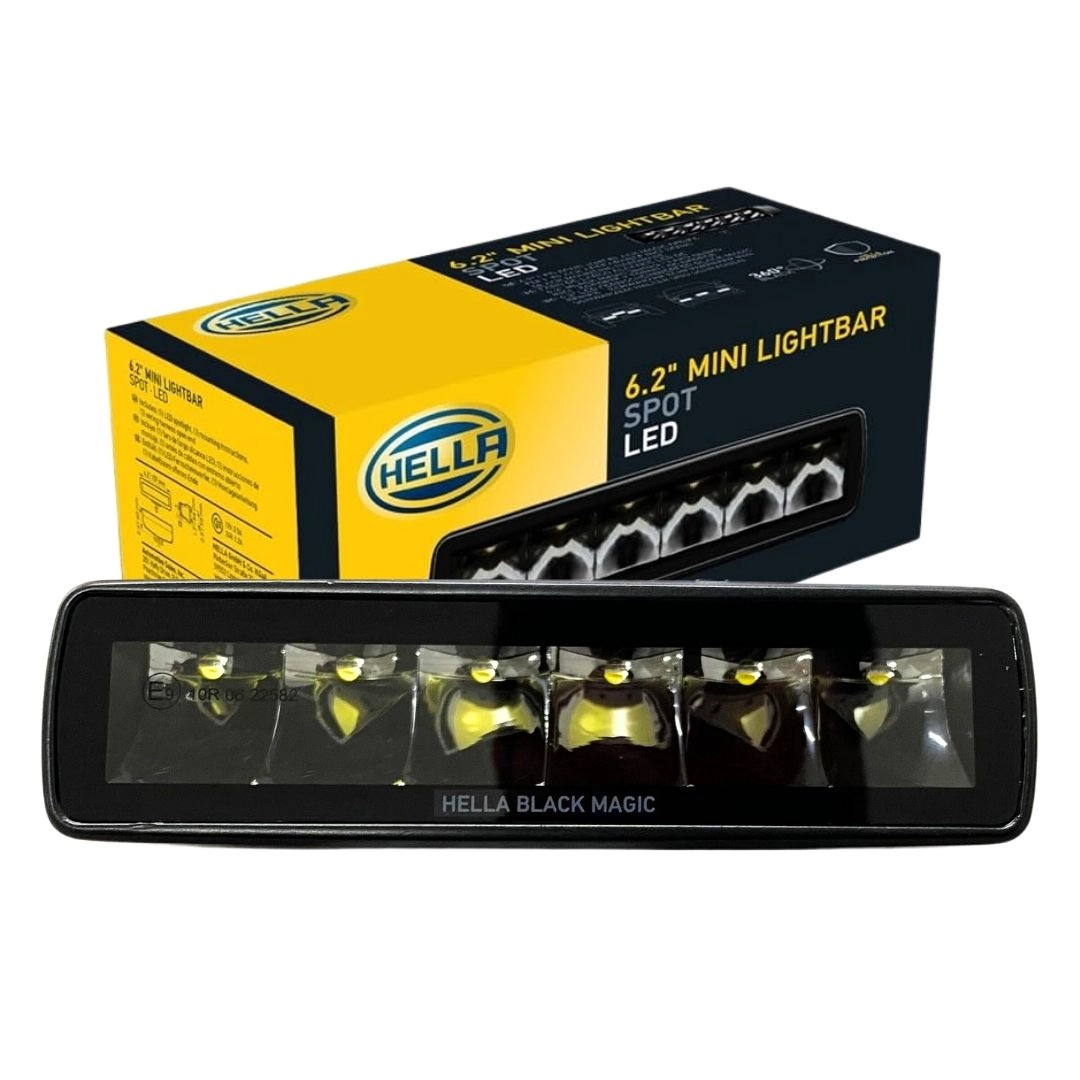 Barra Led Farol Auxiliar Longo Alcance Black Magic Hella