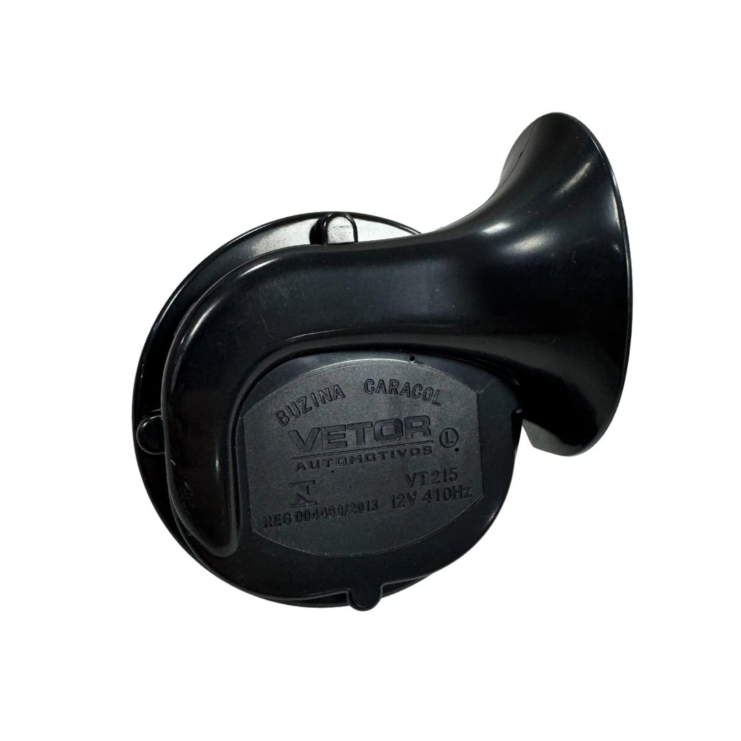 Par Buzina Caracol Para Carro Universal Grave/Agudo 12v Universal Original Vetor VT215
