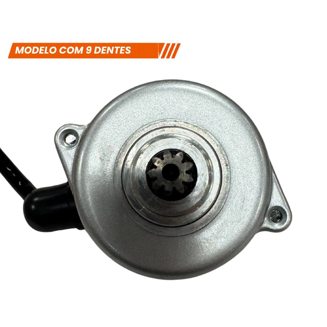 Motor de Arranque Partida 9 Dentes 12v Para Honda CG 125 Titan 2000 a 2004 Magnetron 31200KBB901 Motor de Arranque Partida 9 Dentes 12v Para Honda CG 125 Titan 2000 a 2004 Magnetron 31200KBB901