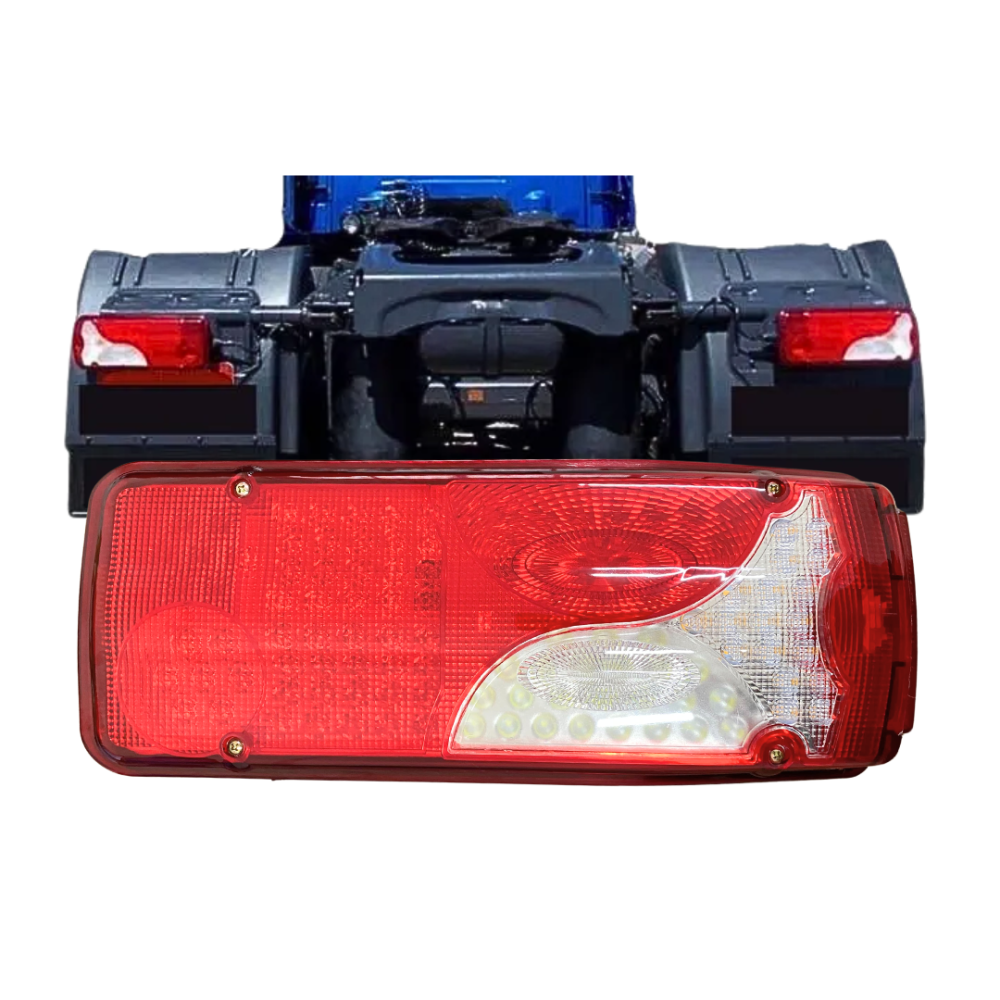 Lanterna Traseira Botinha LED 24v Para Scania Série 4 Scania Série 5 Após 2007 Com Vigia  Direito
